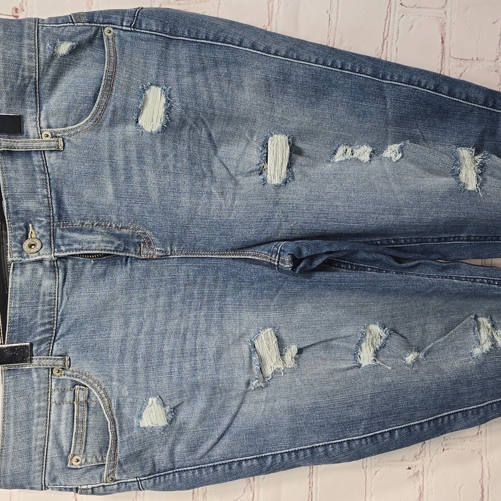 TORRID Bombshell Skinny Premium Stretch  Destructed Jean Womens Size 18R - Picture 2 of 15